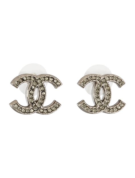 chanel interlocking c earring|Chanel cc earrings.